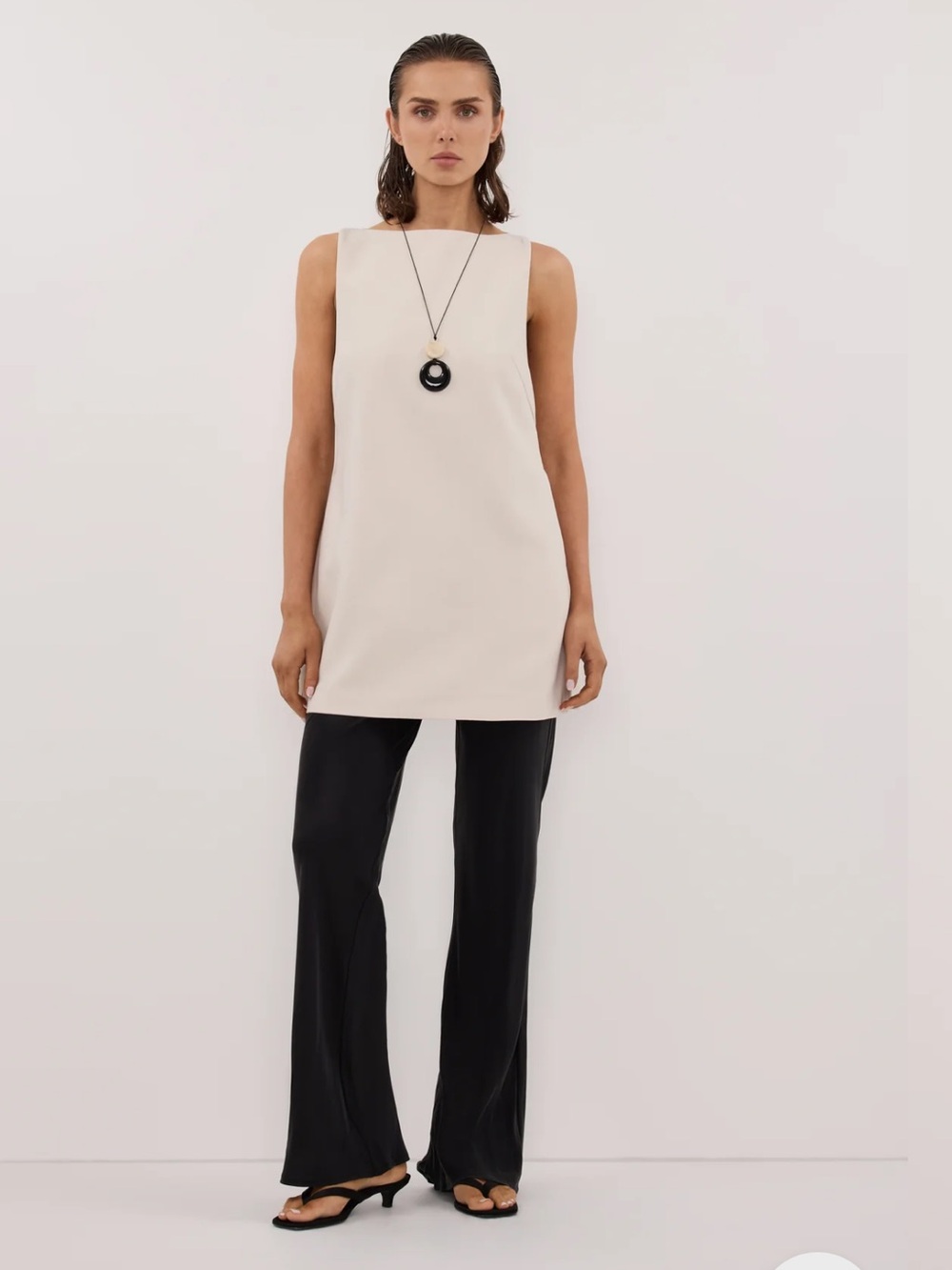 DISSH boat-neck tunic